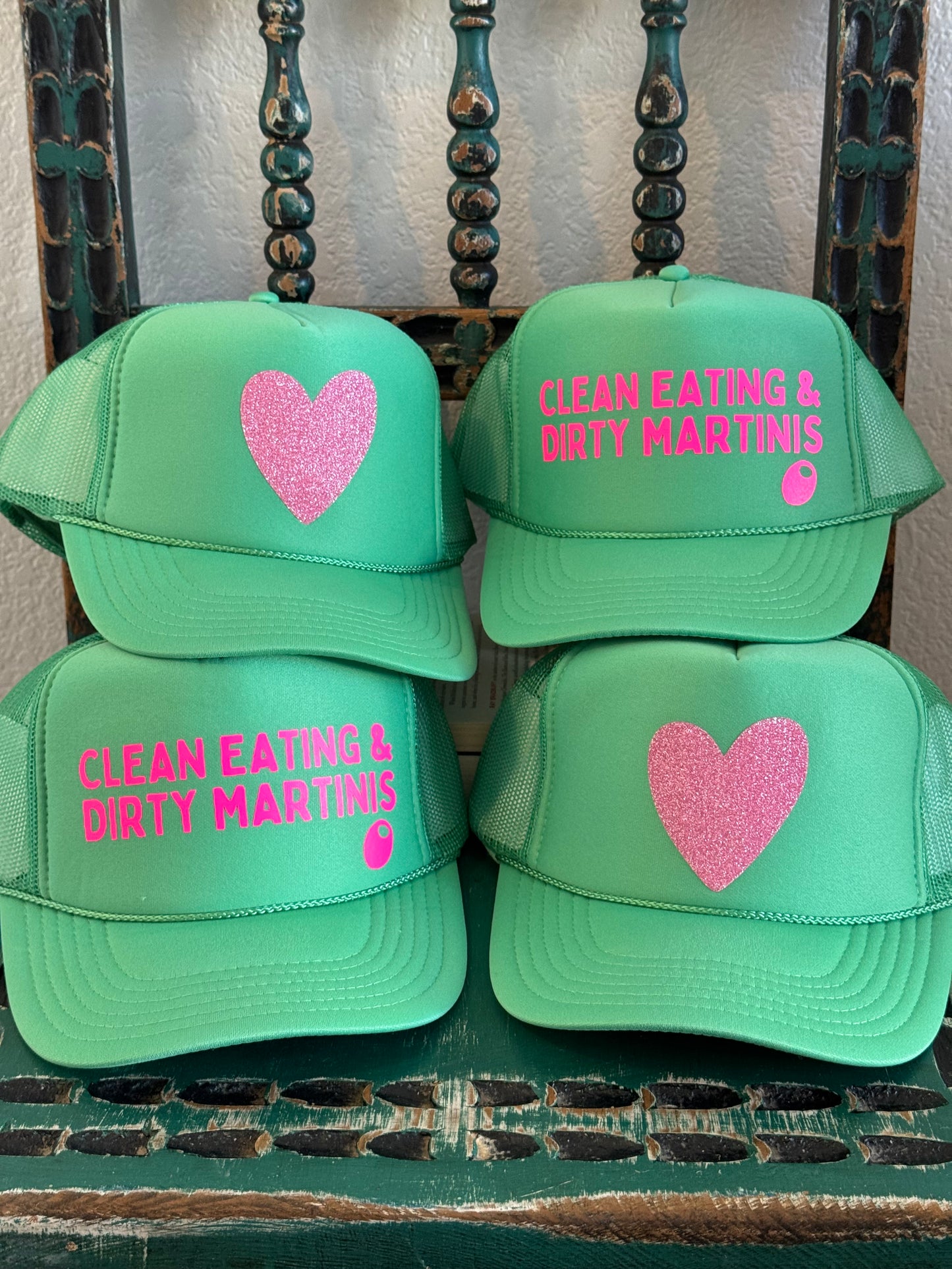 Clean Eating & Dirty Martinis cactus trucker