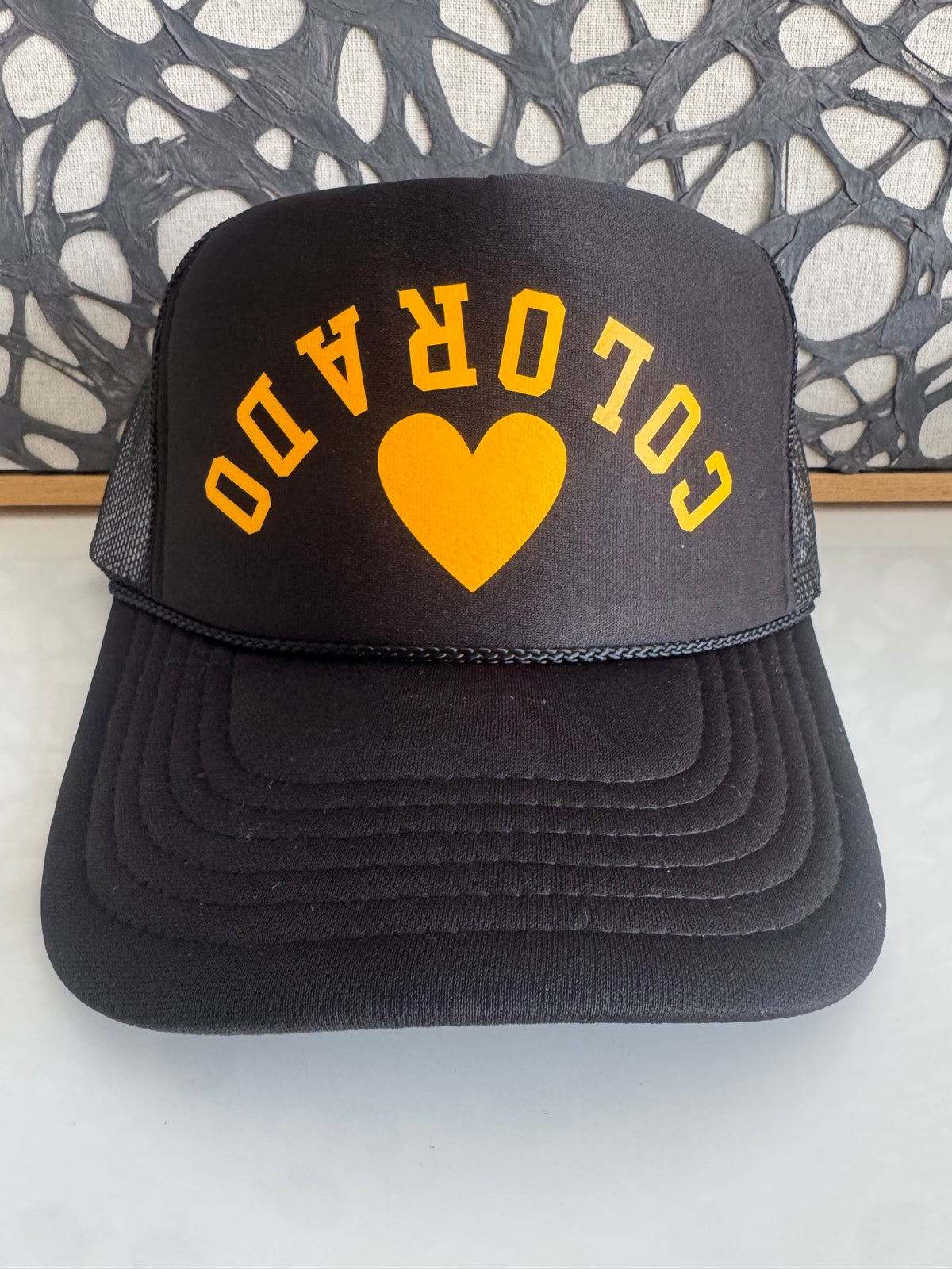 tipsy Colorado black trucker