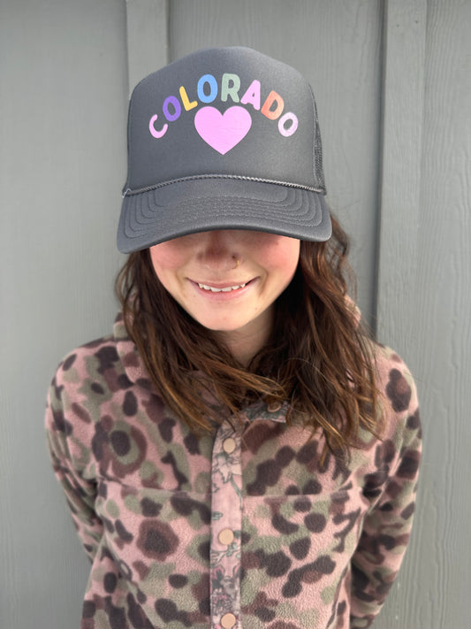 Colorful Colorado - Charcoal Trucker