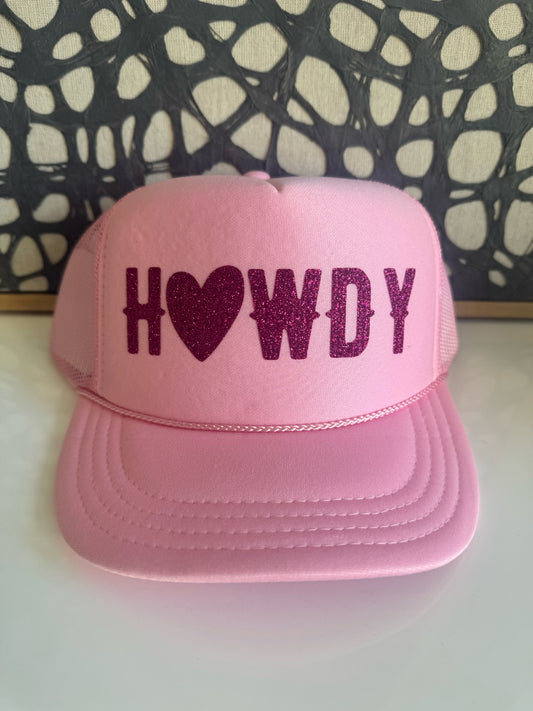 Youth Howdy - Pink Trucker